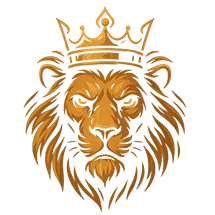 Header Hero Logo Lion with Crown
