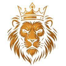 Header Hero Logo Lion with Crown